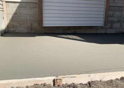 Sidewalk construction, by Major Oaks Hardscape in MN