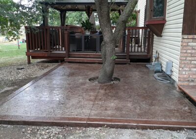 Stamped Patio and Stamped Sidewalk construction, by Major Oaks Hardscape in MN