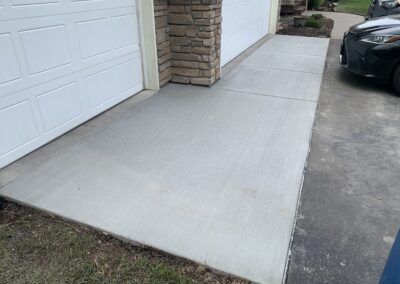 Garage Apron (more Media to come) construction, by Major Oaks Hardscape in MN