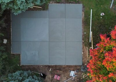 Manshed Slab (B&A) construction, by Major Oaks Hardscape in MN